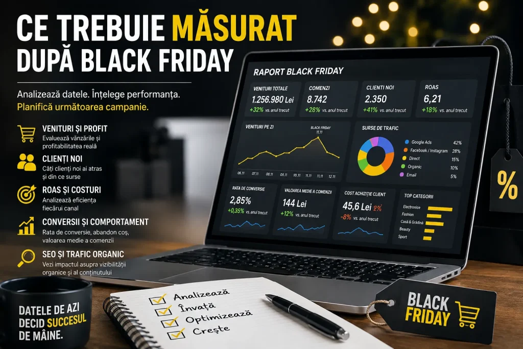 Rezultate Black Friday: ce trebuie măsurat după încheierea campaniei rezultate Black Friday